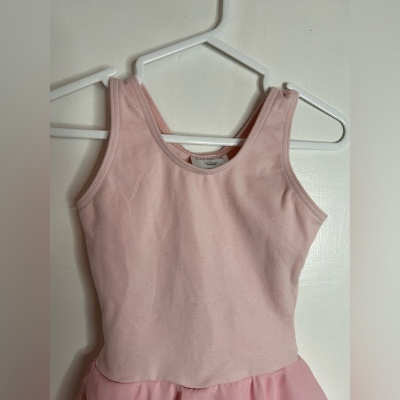 Capezio Flowy Dbl. Layer Skirt Tank Dress in Light  Pink Size S - Picture 6 of 11